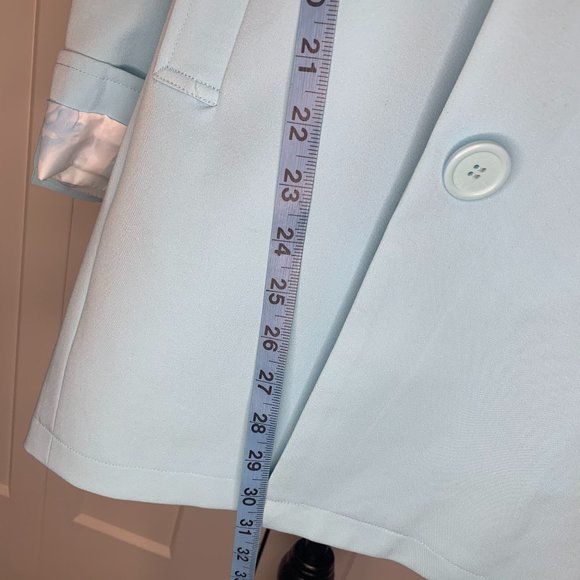 Ellabee Blue Spring Coat MED - Picture 8 of 11